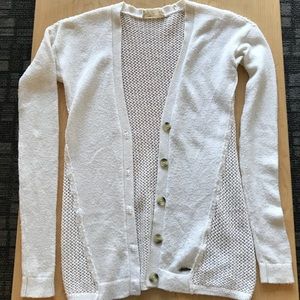 Hollister white sweater.